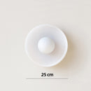 French Retro Glass Ceiling Light