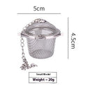 Portable Household 304 Stainless Steel Mesh Tea Strainer