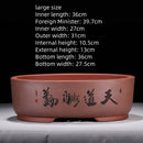 Purple Sand Simple Green Plant Large Ceramic Old Pile Flower Pot