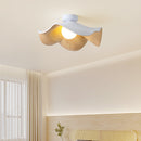 Modern Minimalist Walnut Grain Color Room Eye Protection Ceiling Lamp