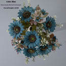 Autumn Wind Sun Bouquet Artificial Flower Factory Artificial Flower Green Plant