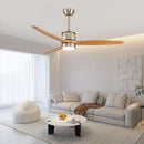 Retro Dining Room Ceiling Living Room Bedroom Ceiling Fan Lights Simple Home