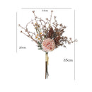Retro Furnishings Hotel Decorative Fake Flower Finished Dried Flowers