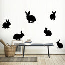 Wall Sticker Black Cat Rabbit Wall Sticker Decorative Pattern