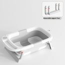 0-3 Years Old Baby Folding Tub Sitting Lying Wash Portable With Water Thermometer