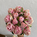 Rose Mori Style Combination Bridal Bouquet Dry Artificial Flower Rose