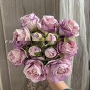 Rose Mori Style Combination Bridal Bouquet Dry Artificial Flower Rose