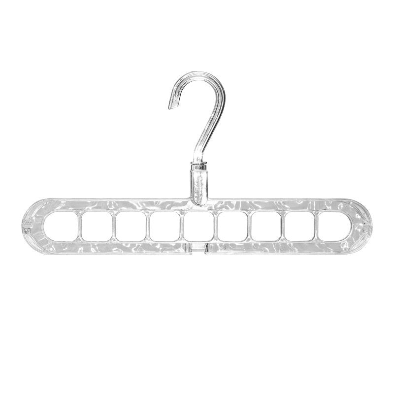 Glacier Pattern Nine-hole Hanger Household Foldable And Contractible