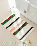 Simple Floor Mat Fresh Ins Living Room Coffee Table Pad Color Carpet Bedroom Foot Mat