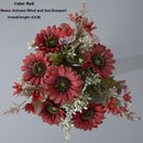 Autumn Wind Sun Bouquet Artificial Flower Factory Artificial Flower Green Plant