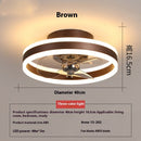 Bedroom Living Room Invisible LED Ceiling Ceiling Fan Lights