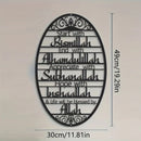 English Alphabet Letters Cartoon Metal Wall Artistic Home Decorative Painting