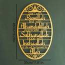 English Alphabet Letters Cartoon Metal Wall Artistic Home Decorative Painting