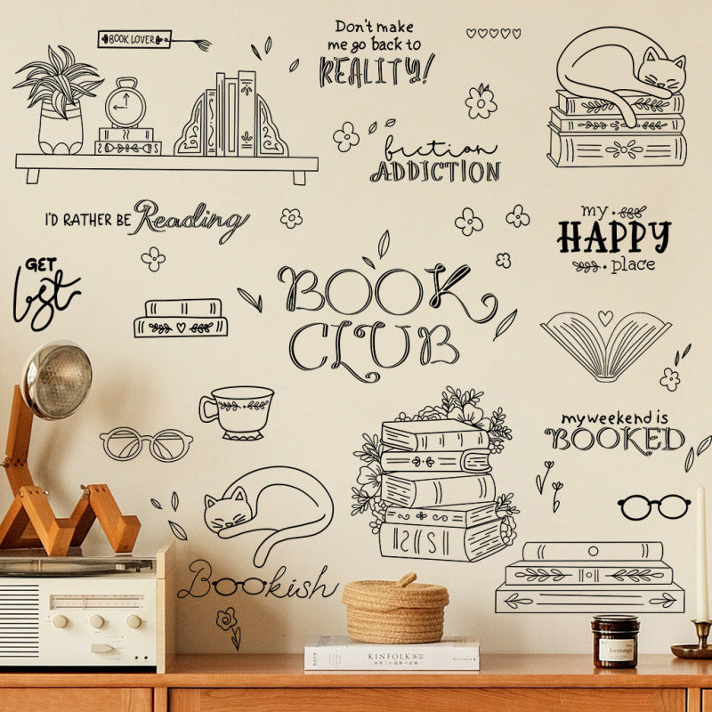 Plant Animal Decorative Wall Stickers Waterproof And Oil-proof Stickers