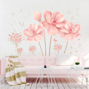 Bedroom Flower Stickers Self-adhesive Wall Sticker Room Decorations