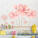 Bedroom Flower Stickers Self-adhesive Wall Sticker Room Decorations