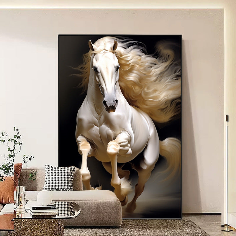 Sweat And Blood BMW Living Room Sofa Background Wall Floor Painting