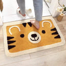 Bathroom Absorbent Thickened Cashmere Cartoon Cute Non-slip Bedroom Foot Mat