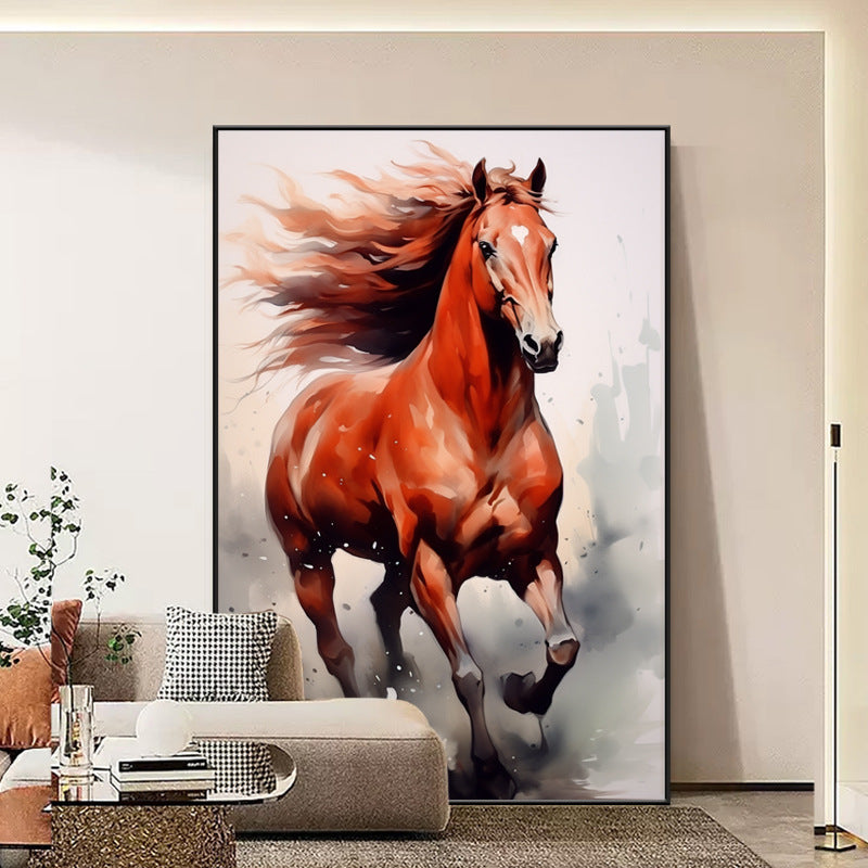 Sweat And Blood BMW Living Room Sofa Background Wall Floor Painting