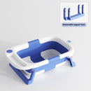 0-3 Years Old Baby Folding Tub Sitting Lying Wash Portable With Water Thermometer