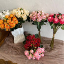 Rose Mori Style Combination Bridal Bouquet Dry Artificial Flower Rose