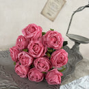 Rose Mori Style Combination Bridal Bouquet Dry Artificial Flower Rose