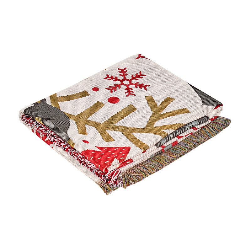 Christmas Sofa Multi-functional Sofa Blanket