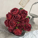 Rose Mori Style Combination Bridal Bouquet Dry Artificial Flower Rose