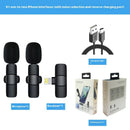 One-to-two Collar-type Wireless Collar Clip Microphone