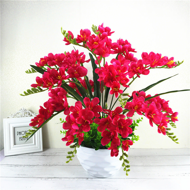 Living Room Home Artificial Flower Ornamental Flower Simulation Butterfly Orchid