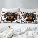Cartoon Bedding Cute Animal Print Bedding Set