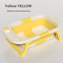0-3 Years Old Baby Folding Tub Sitting Lying Wash Portable With Water Thermometer