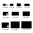 Green Contrast Color Gold Line Living Room Bedroom Bedside Carpet Floor Mat