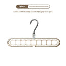 Glacier Pattern Nine-hole Hanger Household Foldable And Contractible