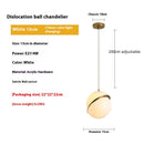 Creative Restaurant Chandelier Bedside Stairs Dislocation Ball Chandelier