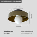 French Retro Glass Ceiling Light