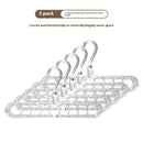 Glacier Pattern Nine-hole Hanger Household Foldable And Contractible