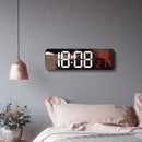 Electronic Mirror Large Screen Digital LED Wall Clock