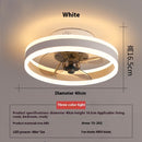 Bedroom Living Room Invisible LED Ceiling Ceiling Fan Lights