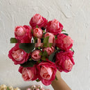 Rose Mori Style Combination Bridal Bouquet Dry Artificial Flower Rose