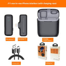 One-to-two Collar-type Wireless Collar Clip Microphone