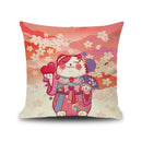 New Year Beckoning Cat Living Room Office Sofas Pillow