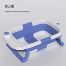 0-3 Years Old Baby Folding Tub Sitting Lying Wash Portable With Water Thermometer