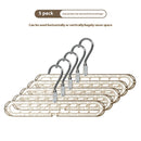 Glacier Pattern Nine-hole Hanger Household Foldable And Contractible