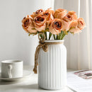 Simulation Handwriting Roses 12 PCs Valentine's Day Fake Rose Flower