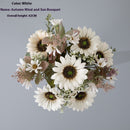 Autumn Wind Sun Bouquet Artificial Flower Factory Artificial Flower Green Plant