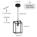 Industrial Style Retro Linear Iron Single-head Restaurant Personalized Chandelier