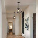 Industrial Style Retro Linear Iron Single-head Restaurant Personalized Chandelier