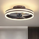 Bedroom Living Room Invisible LED Ceiling Ceiling Fan Lights