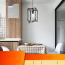 Industrial Style Retro Linear Iron Single-head Restaurant Personalized Chandelier